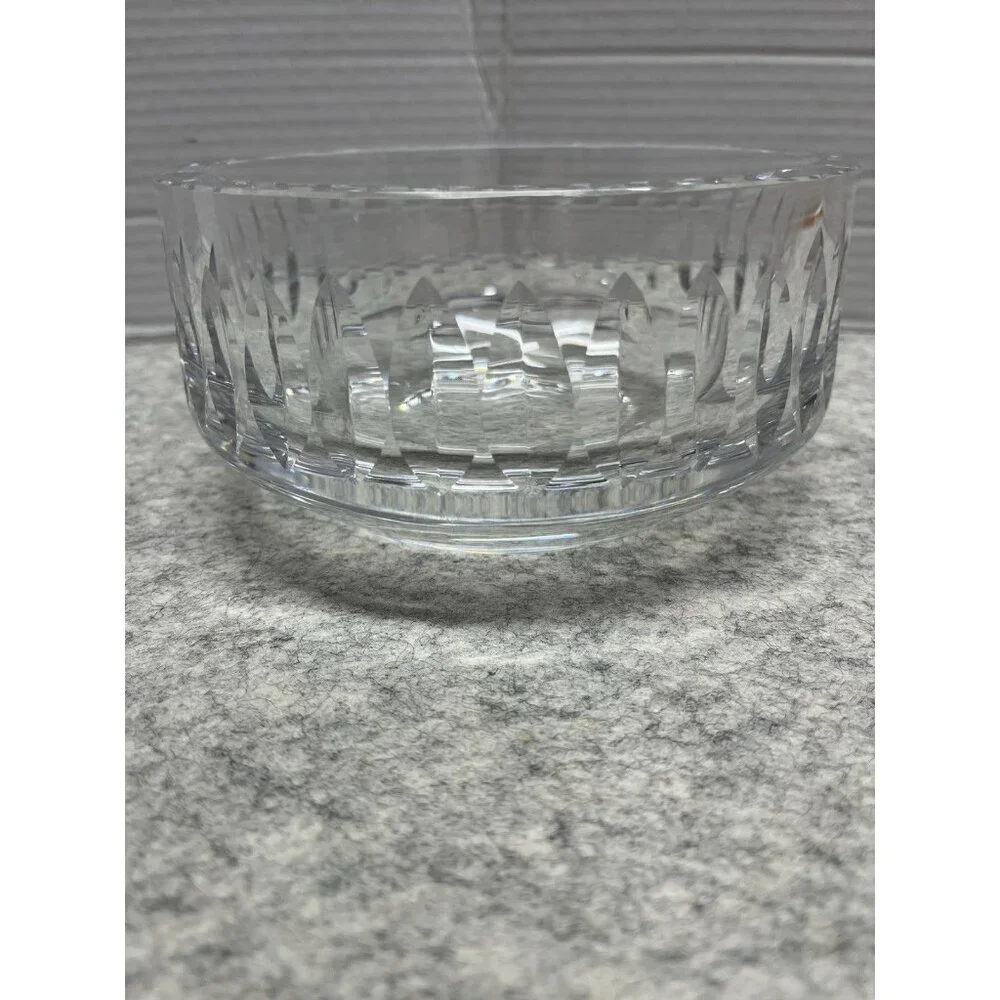 PV08545 Vintage Sven Palmquist Orrefors Crystal #4066 Bowl LEGEND LEAVES